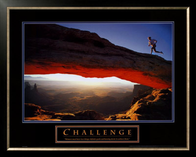 Challenge: Runner Framed Print Challenge: Runner Framed Print