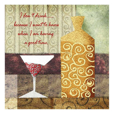 Shaken Not Stirred Print Shaken Not Stirred Print