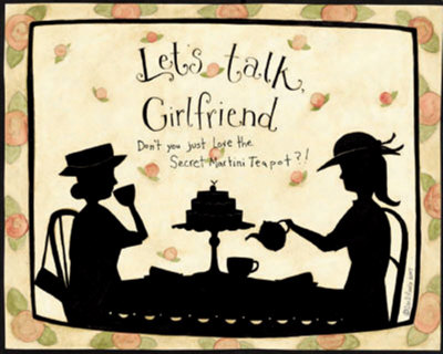 Let's Talk Girlfriend Print Let's Talk Girlfriend Print
