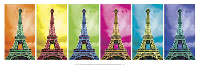 Pop Art Paris Print Pop Art Paris Print