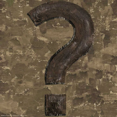 pics of question marks. Typography: Question Mark