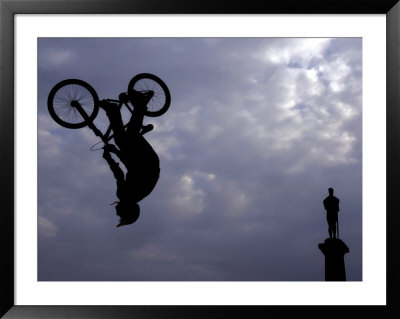 Free Ride BMX Practice Framed Print Free Ride BMX Practice Framed Print