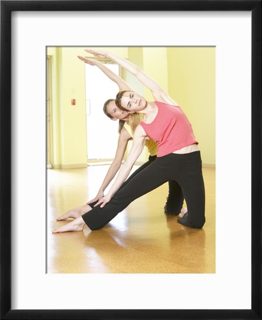 Women Doing Yoga Framed Print Women Doing Yoga Framed Print
