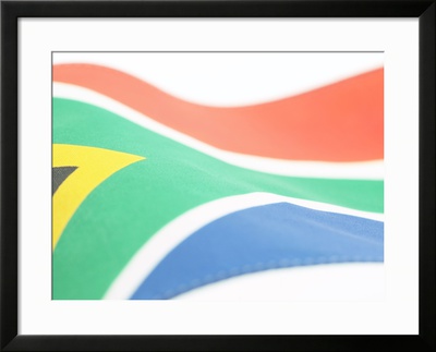 South African Flag Framed Print South African Flag Framed Print