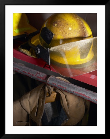 Firefighting Gear Framed Print Firefighting Gear Framed Print
