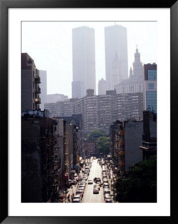 World Trade Center Towers Framed Print World Trade Center Towers Framed Print