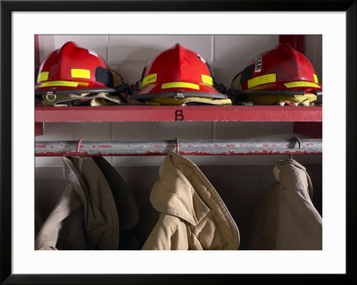 Firefighting Gear Framed Print Firefighting Gear Framed Print
