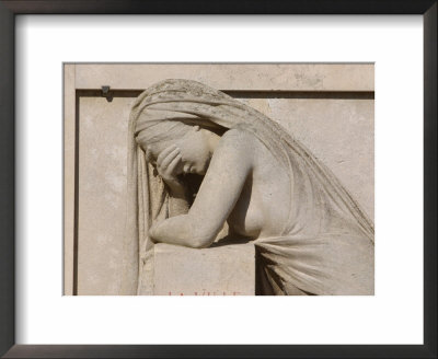 Sculpture of Crying Woman Framed Print Sculpture of Crying Woman Framed Print
