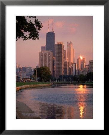 Chicago skyline, IL Framed Print Chicago skyline, IL Framed Print