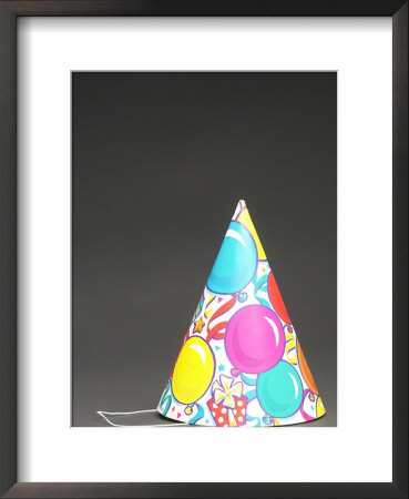 Birthday Party Hat Framed Print Birthday Party Hat Framed Print