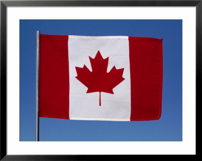 Canadian Flag Framed Print Canadian Flag Framed Print