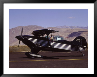 Bi-plane on runway Framed Print Bi-plane on runway Framed Print