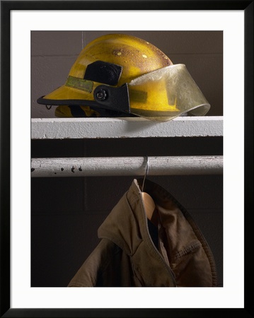 Firefighting Gear Framed Print Firefighting Gear Framed Print