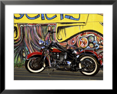 Harley Davidson Heritage Softail Framed Print Harley Davidson Heritage Softail Framed Print
