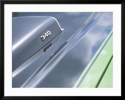 Close-up of a Vent on Muscle Car Framed Print Close-up of a Vent on Muscle Car Framed Print