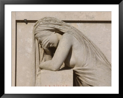 Sculpture of Crying Woman Framed Print Sculpture of Crying Woman Framed Print