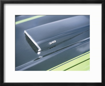 Vent of Sports Car Framed Print Vent of Sports Car Framed Print