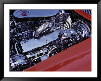 Corvette Engine Framed Print Corvette Engine Framed Print