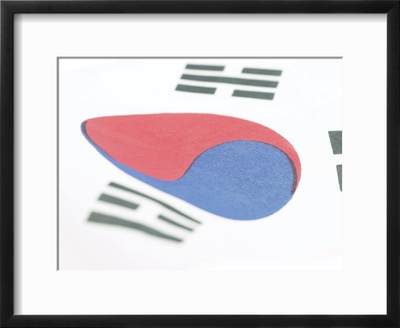 South Korean Flag Framed Print South Korean Flag Framed Print