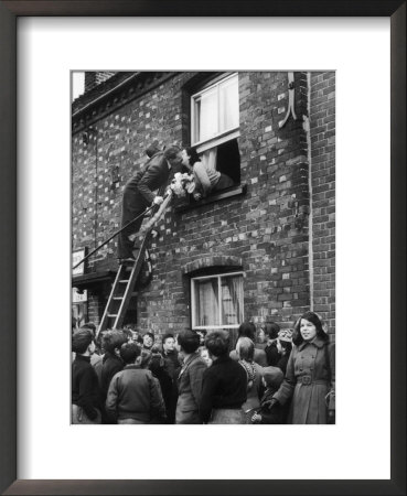 Hocktide Kiss Framed Print Hocktide Kiss Framed Print