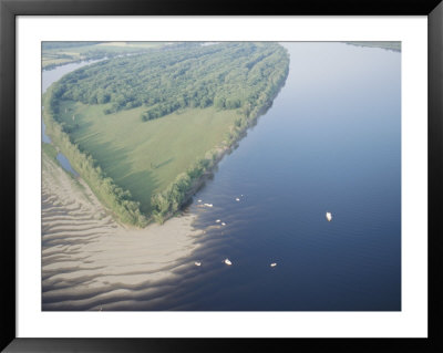 Sandbar on a Calm River Framed Print Sandbar on a Calm River Framed Print