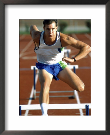 Leaping Over Hurdles Framed Print Leaping Over Hurdles Framed Print