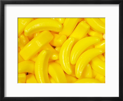 Yellow Banana Candies Framed Print Yellow Banana Candies Framed Print