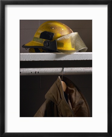 Firefighting Gear Framed Print Firefighting Gear Framed Print