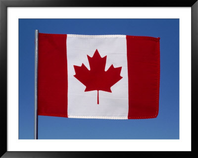 Canadian Flag Framed Print Canadian Flag Framed Print