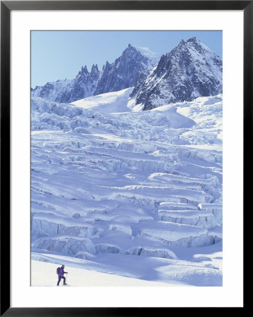 Vallee Blanche France Framed Print Vallee Blanche France Framed Print