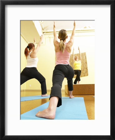People Doing Yoga Framed Print People Doing Yoga Framed Print