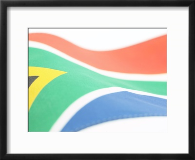 South African Flag Framed Print South African Flag Framed Print