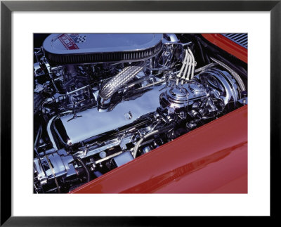 Corvette Engine Framed Print Corvette Engine Framed Print