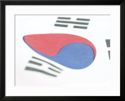 South Korean Flag Framed Print South Korean Flag Framed Print