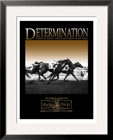 Determination Framed Print Determination Framed Print