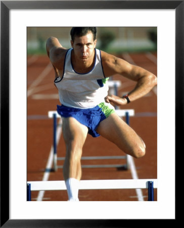 Leaping Over Hurdles Framed Print Leaping Over Hurdles Framed Print