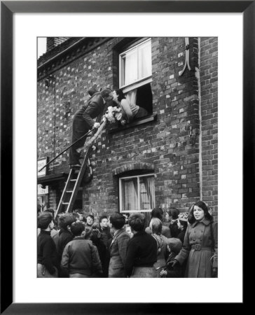 Hocktide Kiss Framed Print Hocktide Kiss Framed Print