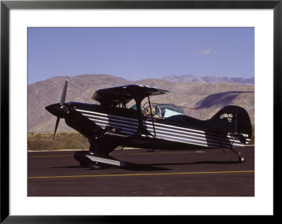 Bi-plane on runway Framed Print Bi-plane on runway Framed Print