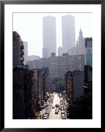 World Trade Center Towers Framed Print World Trade Center Towers Framed Print
