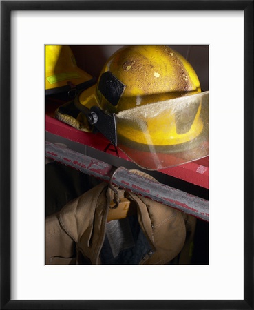 Firefighting Gear Framed Print Firefighting Gear Framed Print