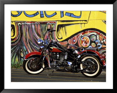 Harley Davidson Heritage Softail Framed Print Harley Davidson Heritage Softail Framed Print