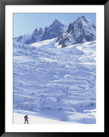Vallee Blanche France Framed Print Vallee Blanche France Framed Print