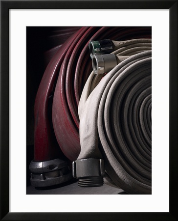 Fire Hoses Framed Print Fire Hoses Framed Print