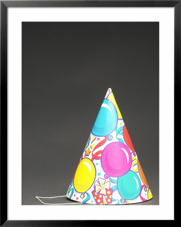 Birthday Party Hat Framed Print Birthday Party Hat Framed Print
