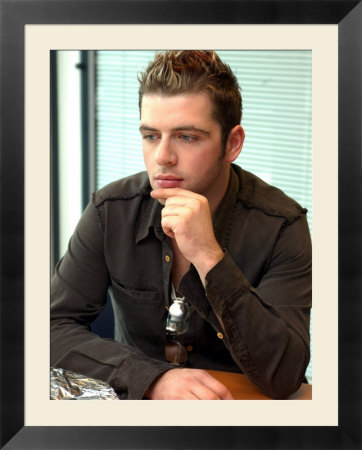 Mark Feehily Westlife Pop Group at Daily Record Newspaper Office 