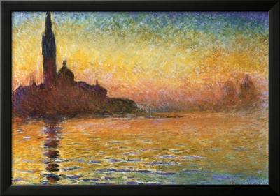 Sunset in Venice Framed Print Sunset in Venice Framed Print