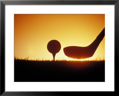 Teeing Off Framed Print Teeing Off Framed Print