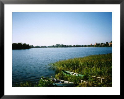 Boats And A Lake Framed Print Boats And A Lake Framed Print
