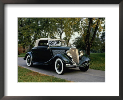 1934 Ford Deluxe Roadster Framed Print 1934 Ford Deluxe Roadster Framed Print