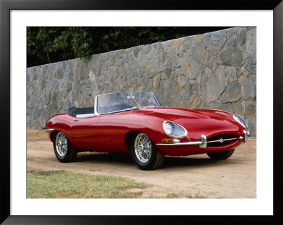 1963 Jaguar E-Type 38 roadster Framed Print 1963 Jaguar E-Type 38 roadster Framed Print
